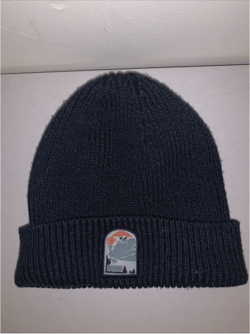 Outdoor Navy Blue One Size Beanie Winter Fall Hat Adult Great Condition PreOwned